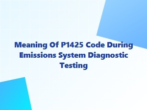 Understanding the P1425 Code in Emissions Diagnostics